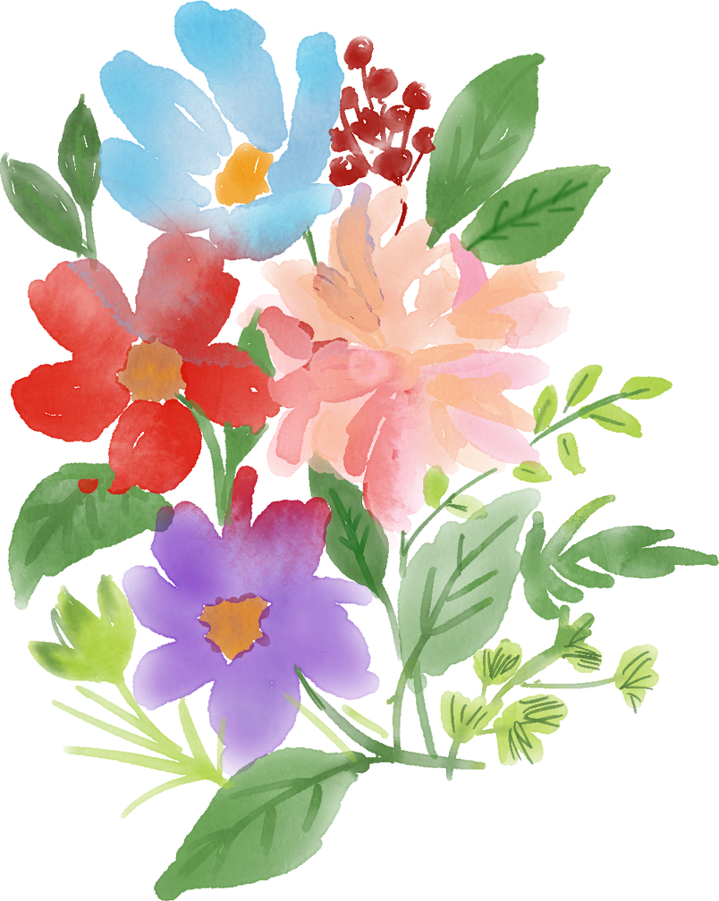 watercolor flower